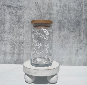 CLASSIC COLLECTION 16 OZ. GLASS CAN CUP