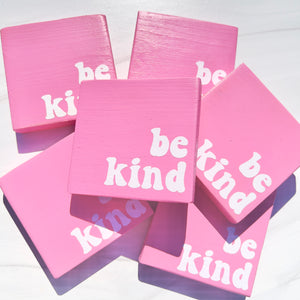 BE KIND MINI WOOD SIGNS DECOR