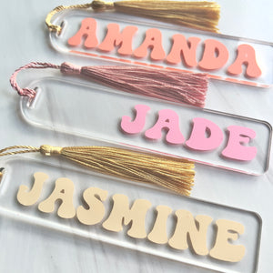 PERSONALIZED ACRYLIC BOOKMARK