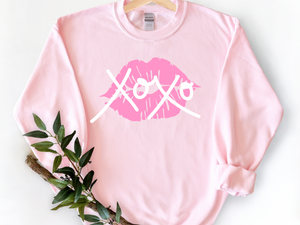 Pink XOXO Valentine Crewneck Sweatshirt